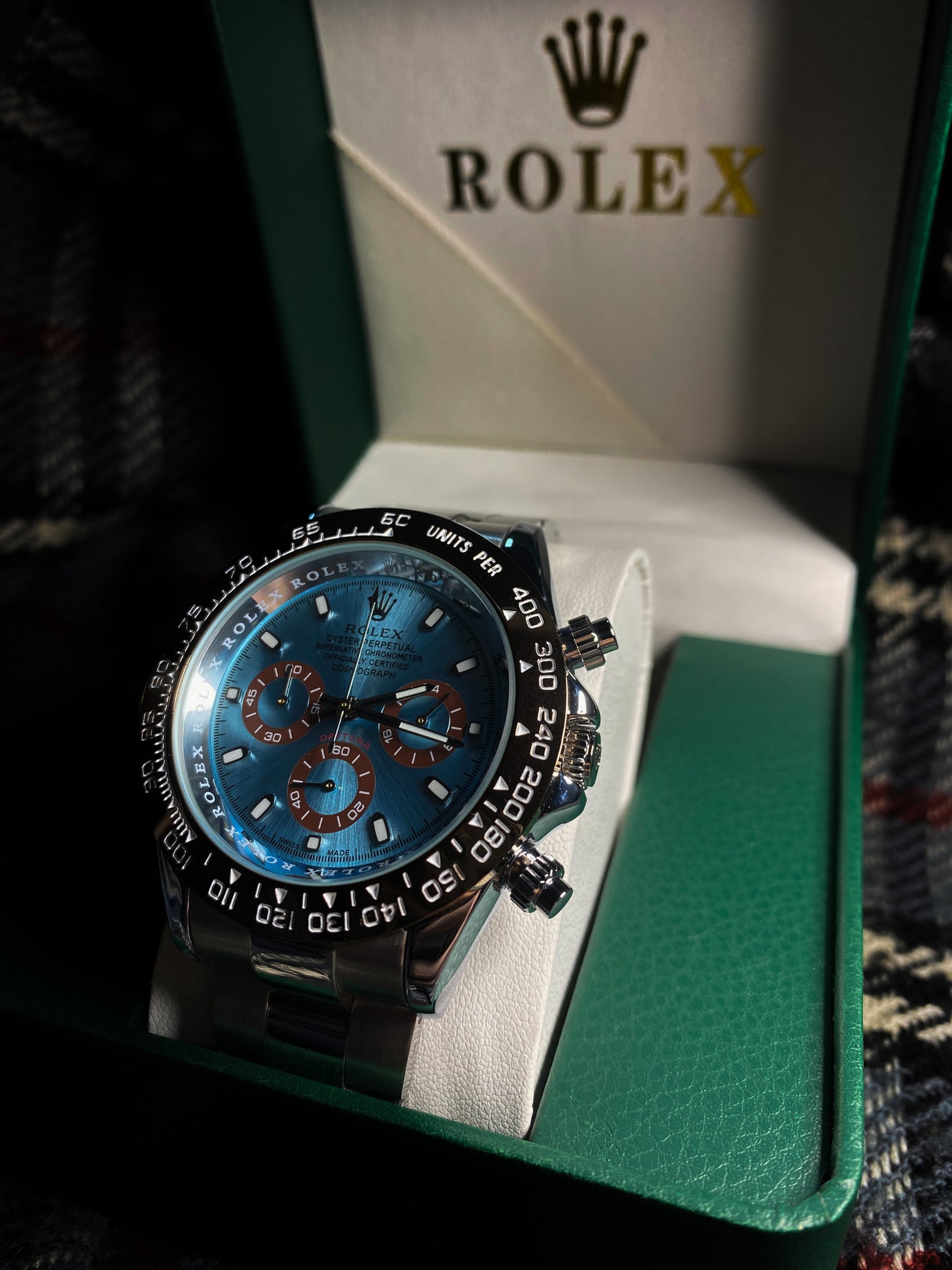 Rolex Daytona AA+ Ice Blue Dial Platinum