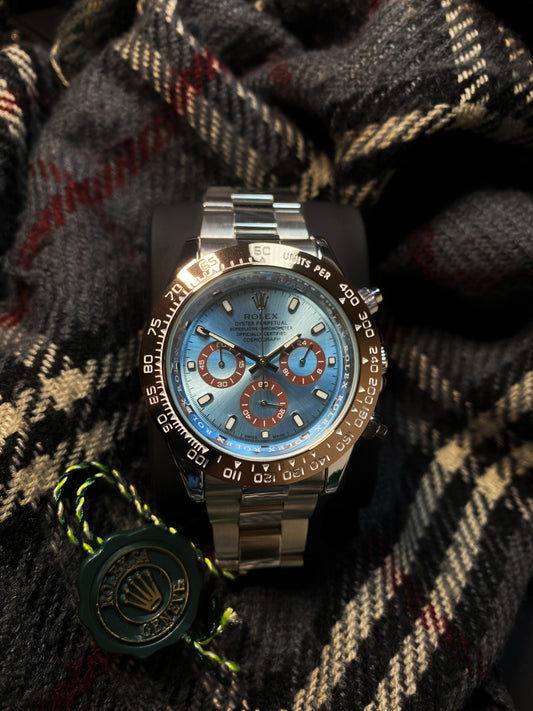 Rolex Daytona AA+ Ice Blue Dial Platinum